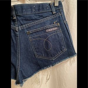Calvin Klein vintage jean shorts